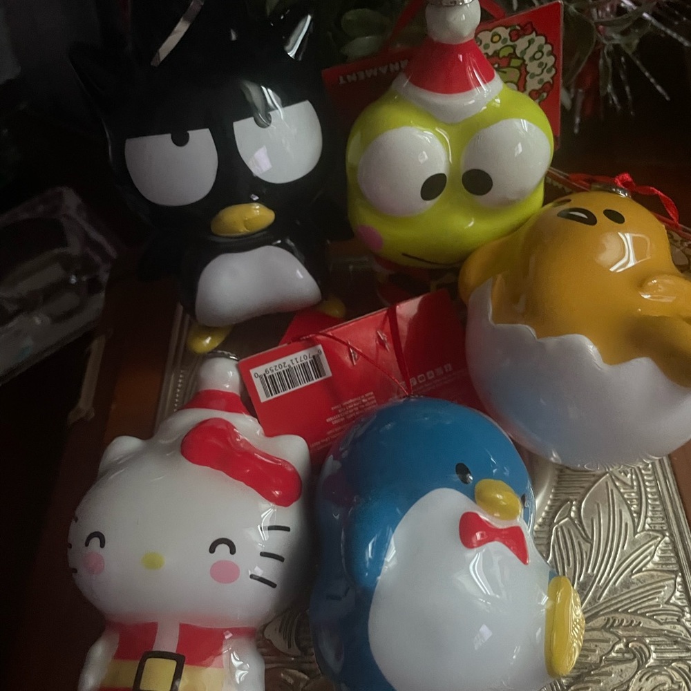 Hello Kitty and Friends Christmas Ornament Set